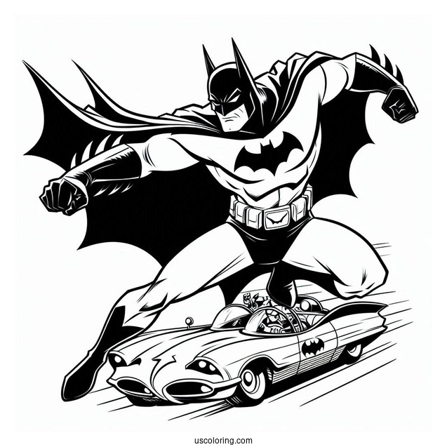 Batman_ The Animated Series Coloring Page