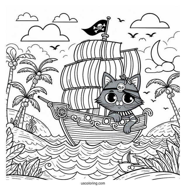 Pete The Cat On a Pirate Ship