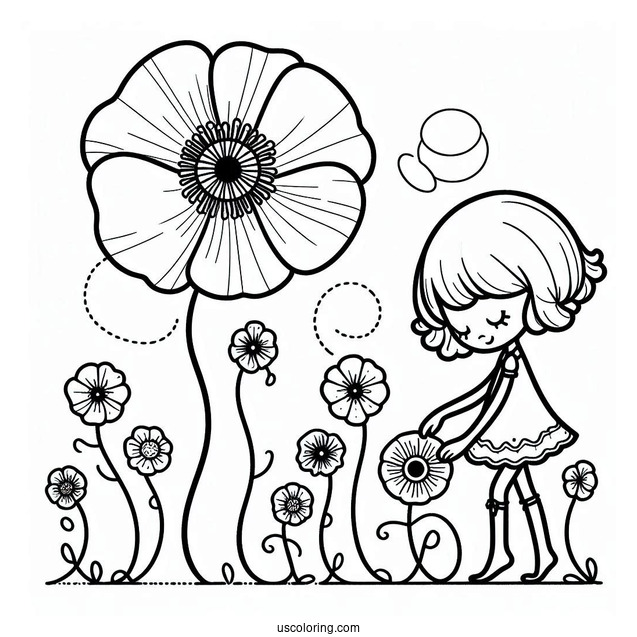 Poppy Playtime Coloring Page Of Simple Mommy Long Legs For Preschoolers