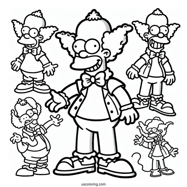 Krusty the Clown from The Simpsons