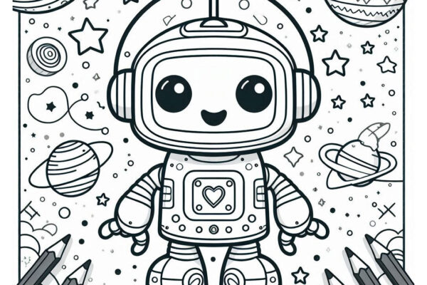 R2D2 Coloring Pages Featured Image