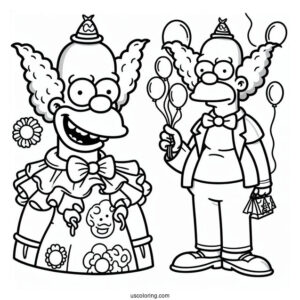 Krusty the Clown from The Simpsons