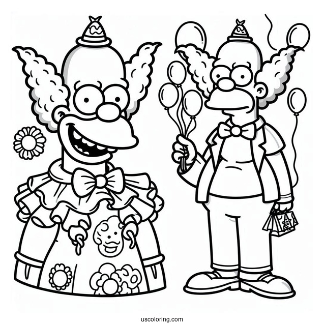 Krusty the Clown from The Simpsons