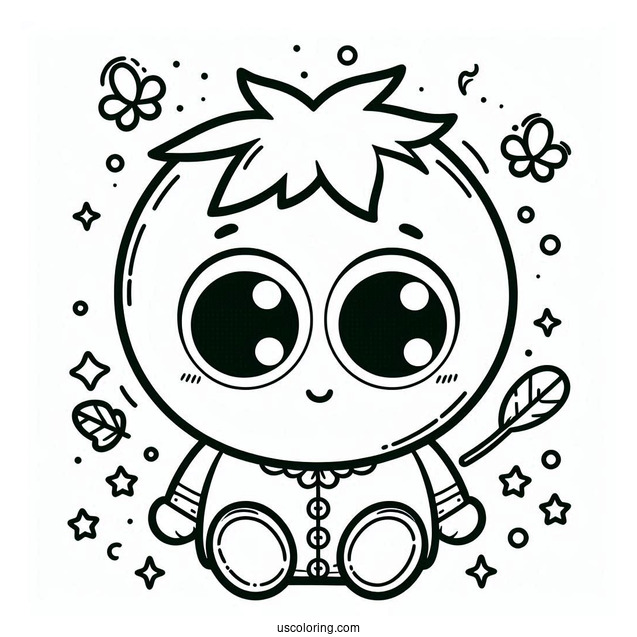 Cute Butters Stotch Alter Ego South Park Coloring Page