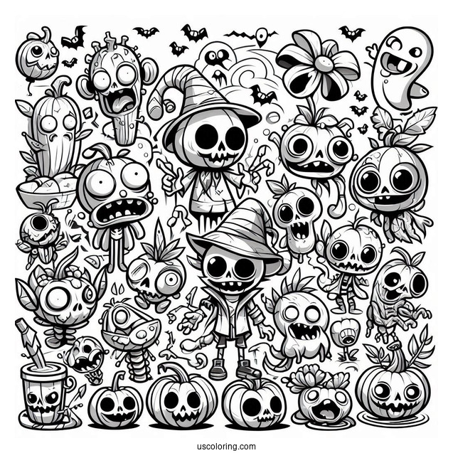 Halloween Themed Plants Vs Zombies