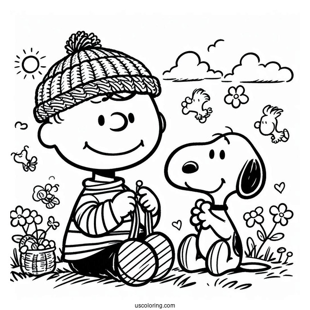 Coloring Page Of Linus