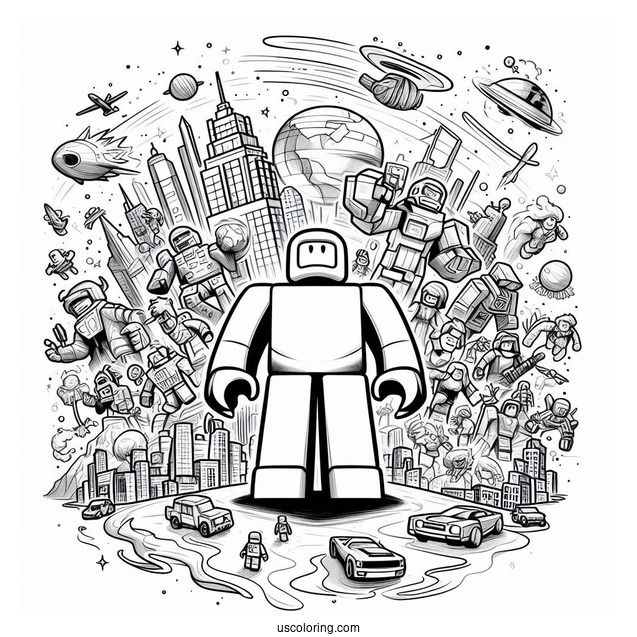 Roblox Universe Coloring Page
