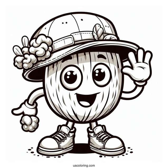 Simple Wall-Nut Character To Color