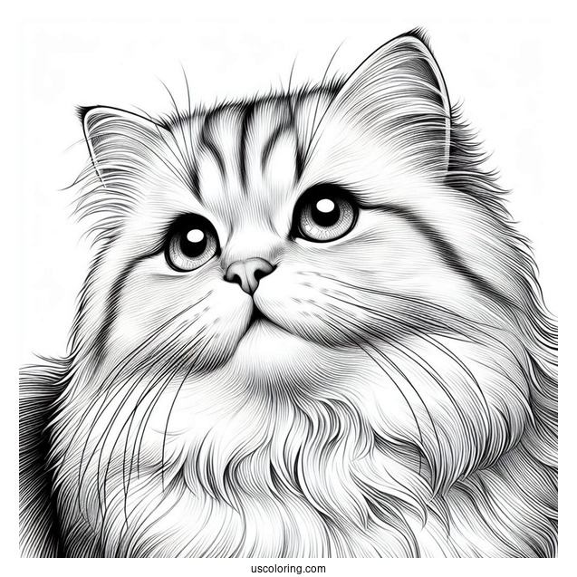 Close Up Of Realistic Cat