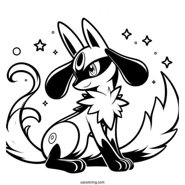 Lucario Pokemon To Color