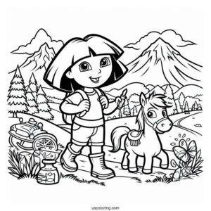 Simple Coloring Sheet Of Diego
