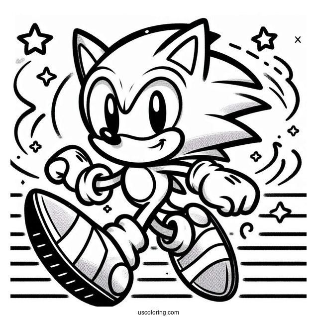 Sonic In Video Game