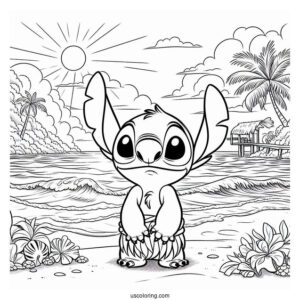 Lilo And Stitch David Kawena Standing By The Sea