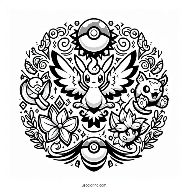 Pokemon Badges To Color