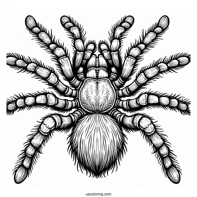 Tarantula Coloring Page
