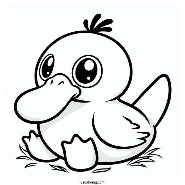 Psyduck Coloring Page And Natu