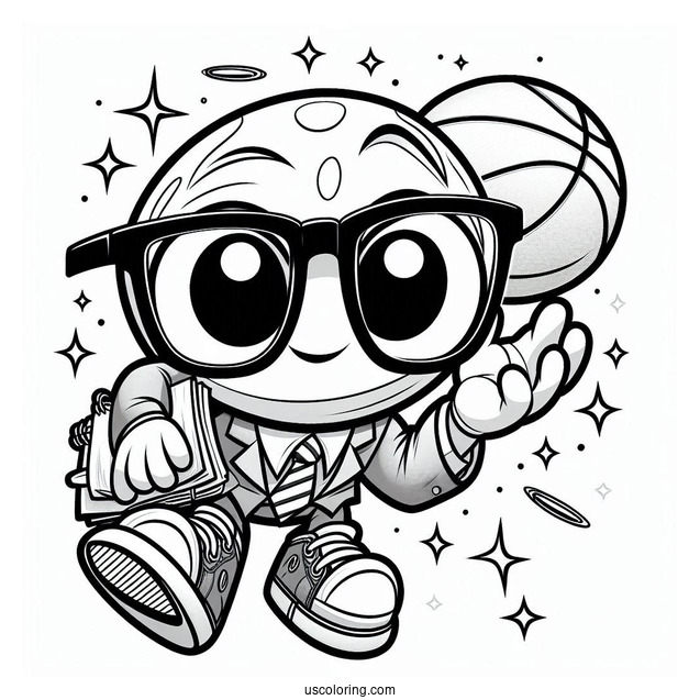 Space Jam Nerdlucks Coloring Page For Kids