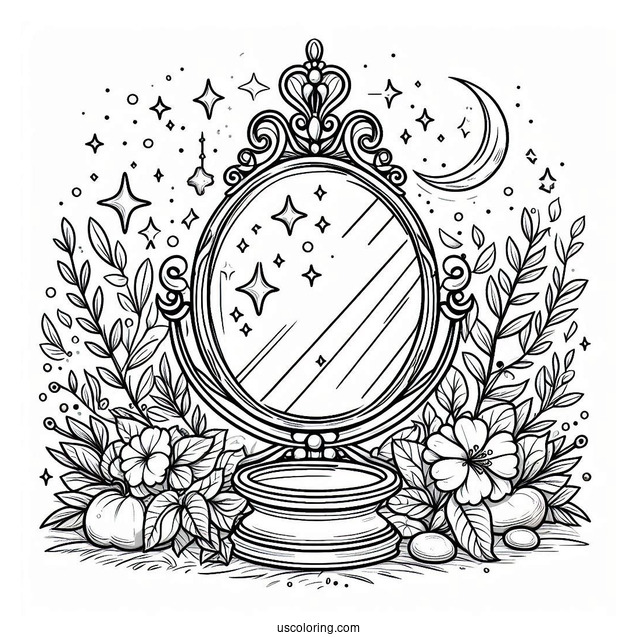 Magic Mirror From Shrek To Color