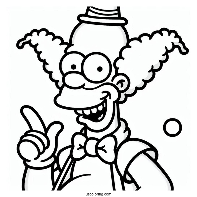 Krusty the Clown from The Simpsons