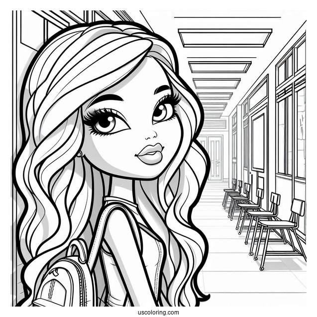 Bratz Sasha In School Corridor