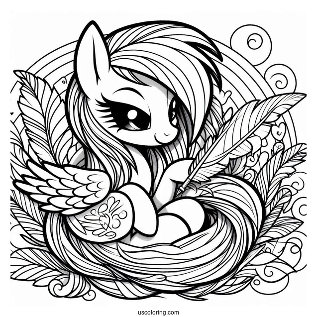Adult Rainbow Dash Coloring Page
