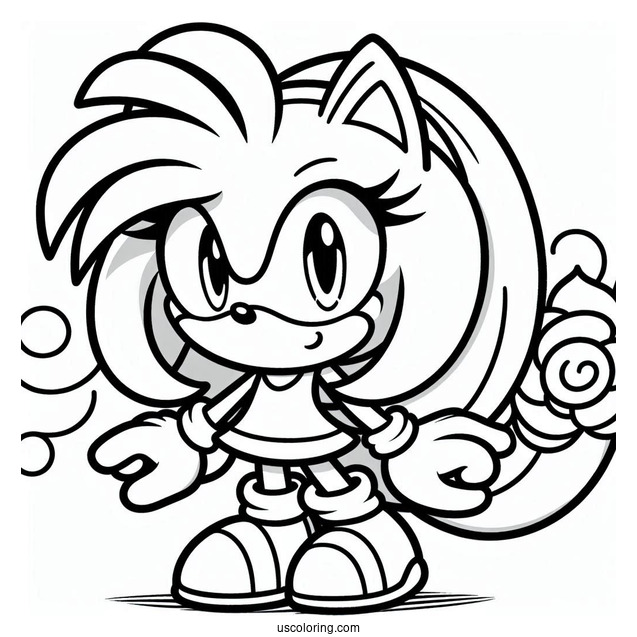 Amy Rose Outline For Preschoolers