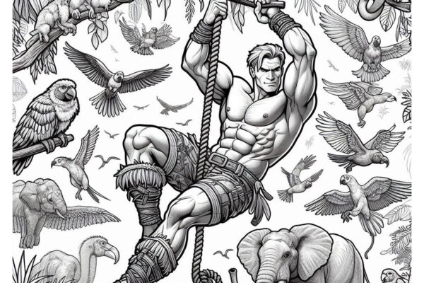 Tarzan Coloring Pages (Free PDF Printables)