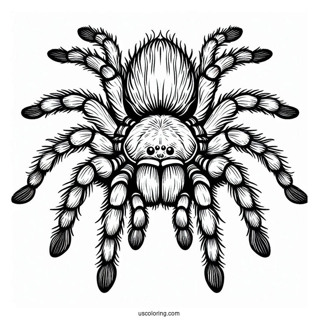 Tarantula Coloring Page