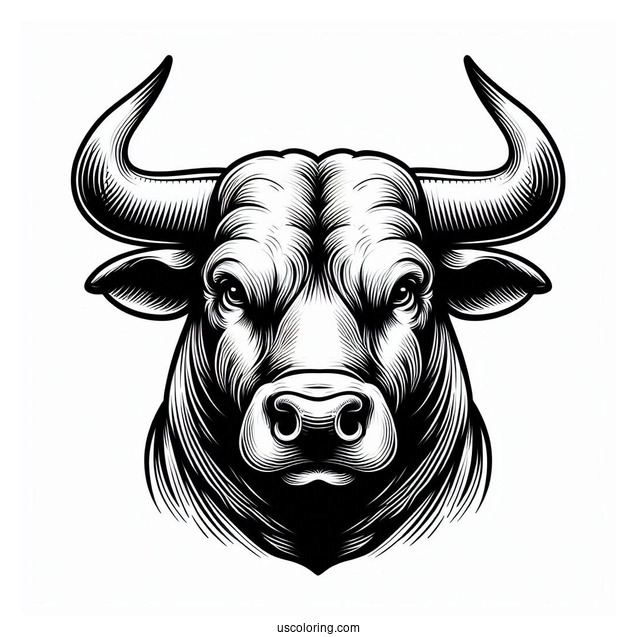 Front View Of Big Bull