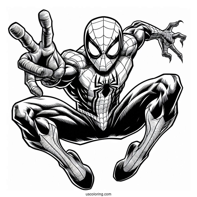 Green Goblin Spider-Man Coloring Page