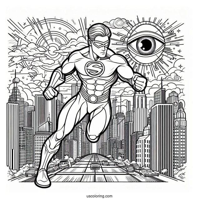 Detailed Vision Coloring Sheet