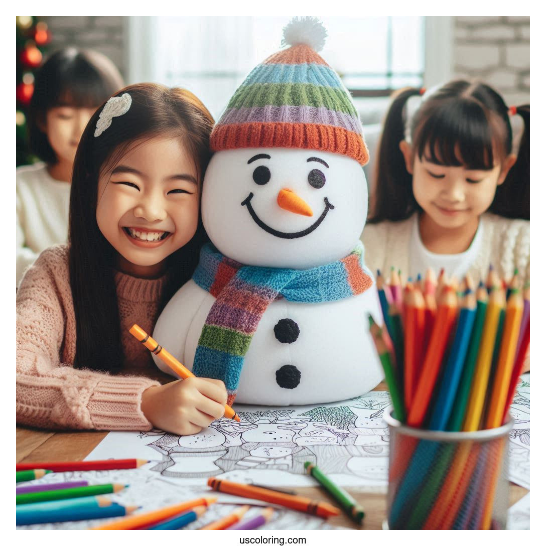 olaf coloring pages featured image