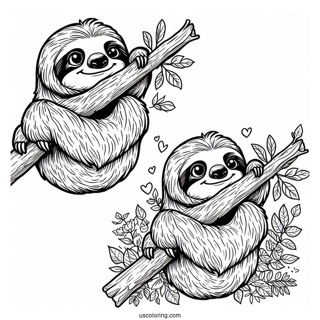 Zootopia Sloth Coloring Page For Kids