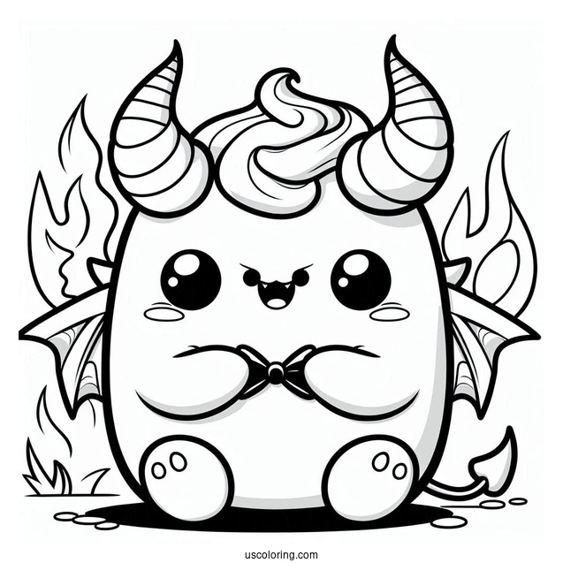 Dante The Demon Squishmallow