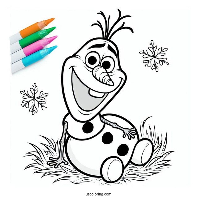 220+ Olaf Coloring Pages Frozen
