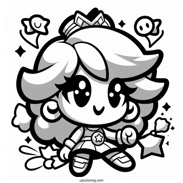 Brawl Stars Coloring Page Of Amber