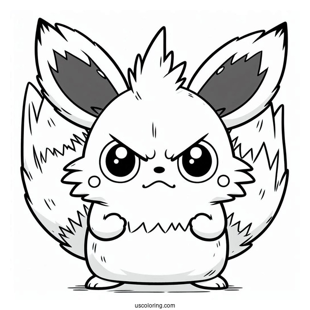 Sprunki Coloring Page Of Angry Raddy
