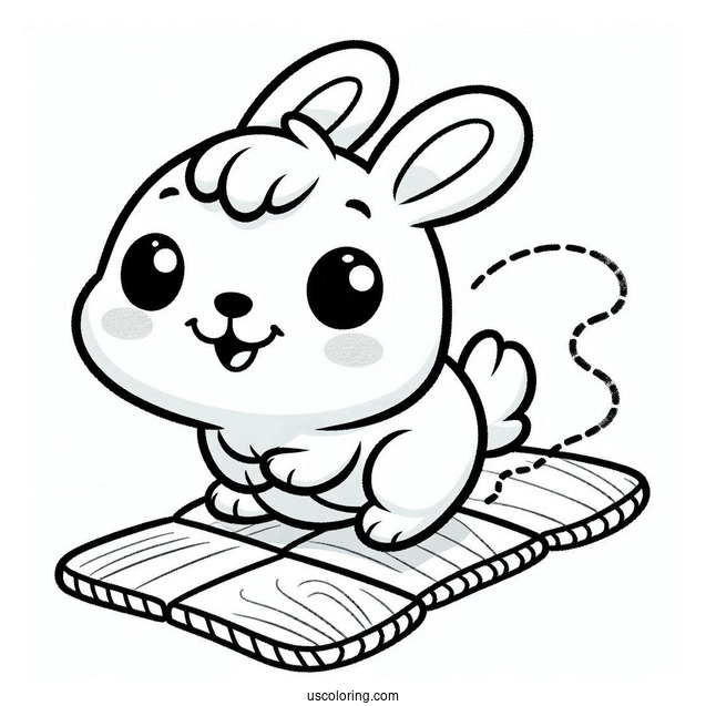 Hoppy Hopscotch From Smiling Critters Coloring Page For Kids