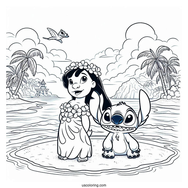 Lilo And Stitch David Kawena Standing By The Sea