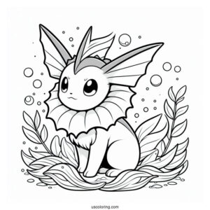 Vaporeon Eevee In the Ocean