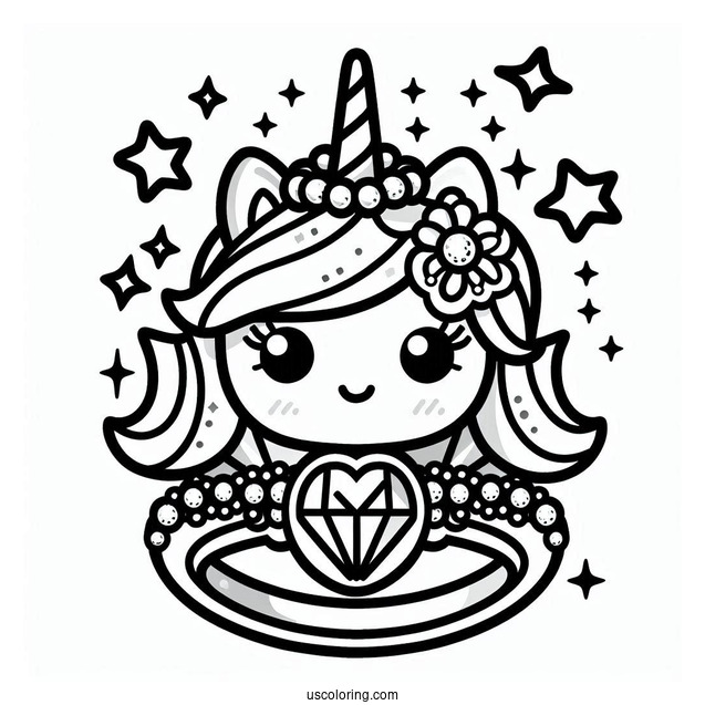 Bling Unicorn Ring Shopkins