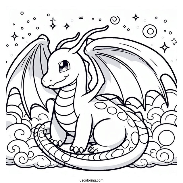 Dragonite Pokemon To Color