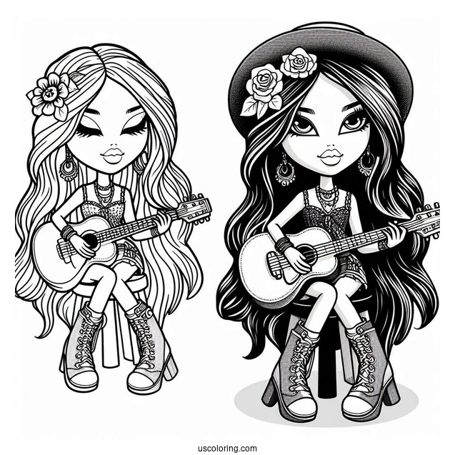 Eitan Bratz Doll Playing Guitar