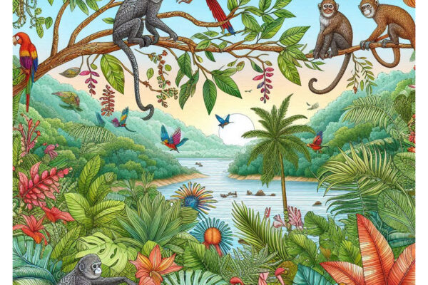 Jungle Coloring Pages Featured Image