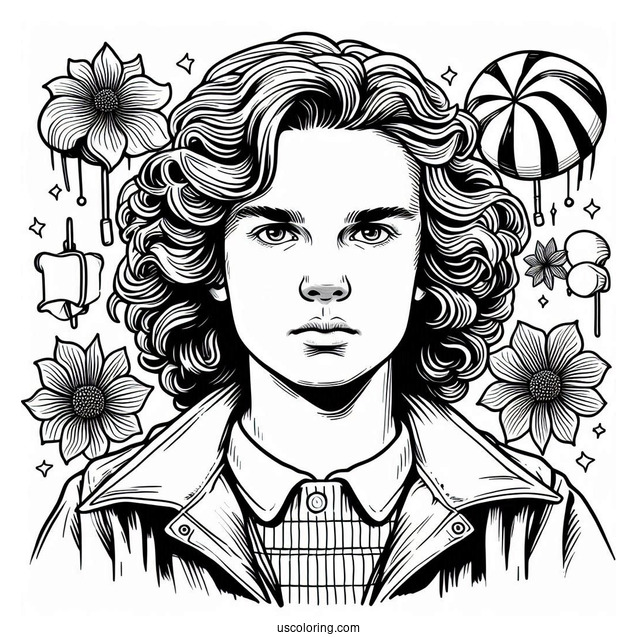 Billy Hargrove Coloring Sheet