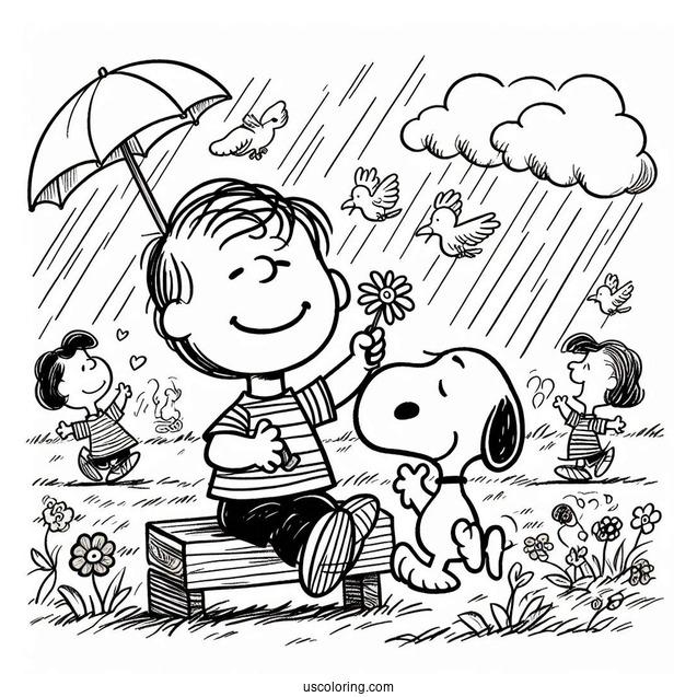 Coloring Page Of Linus