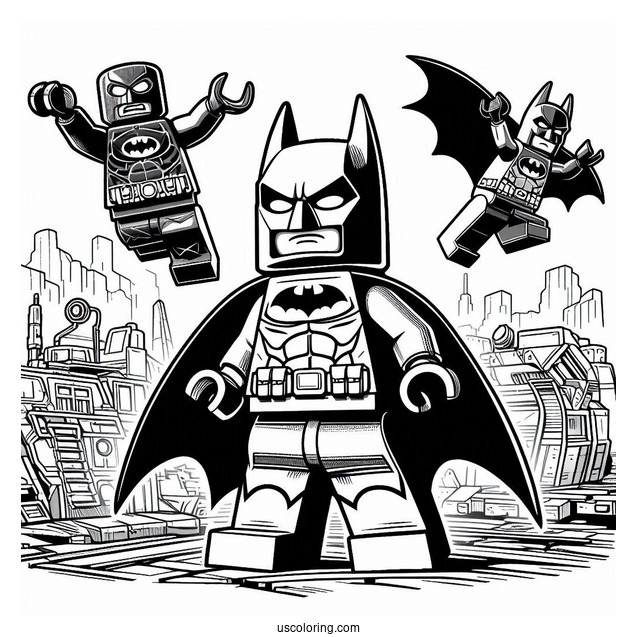 Lego Batman Movie Coloring Sheet