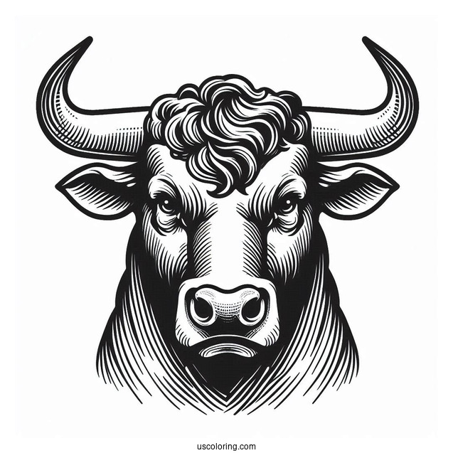 Front View Of Big Bull