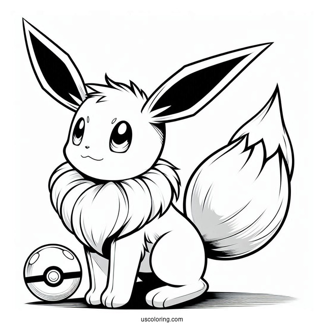Eevee Summoned From PokeBall