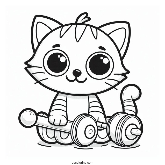 Pete The Cat Toy Coloring Page